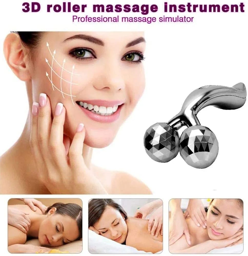 Face Body Roller Massager 3D Reface Massager Roller Y-Shape Body Spa Massager